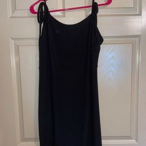 shein black mini dress